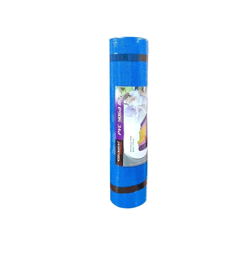 YOGA MAT PILATES 6MM COLCHONETA EVA COVERTEC - AZUL - TAMAÑO UNICO - 2