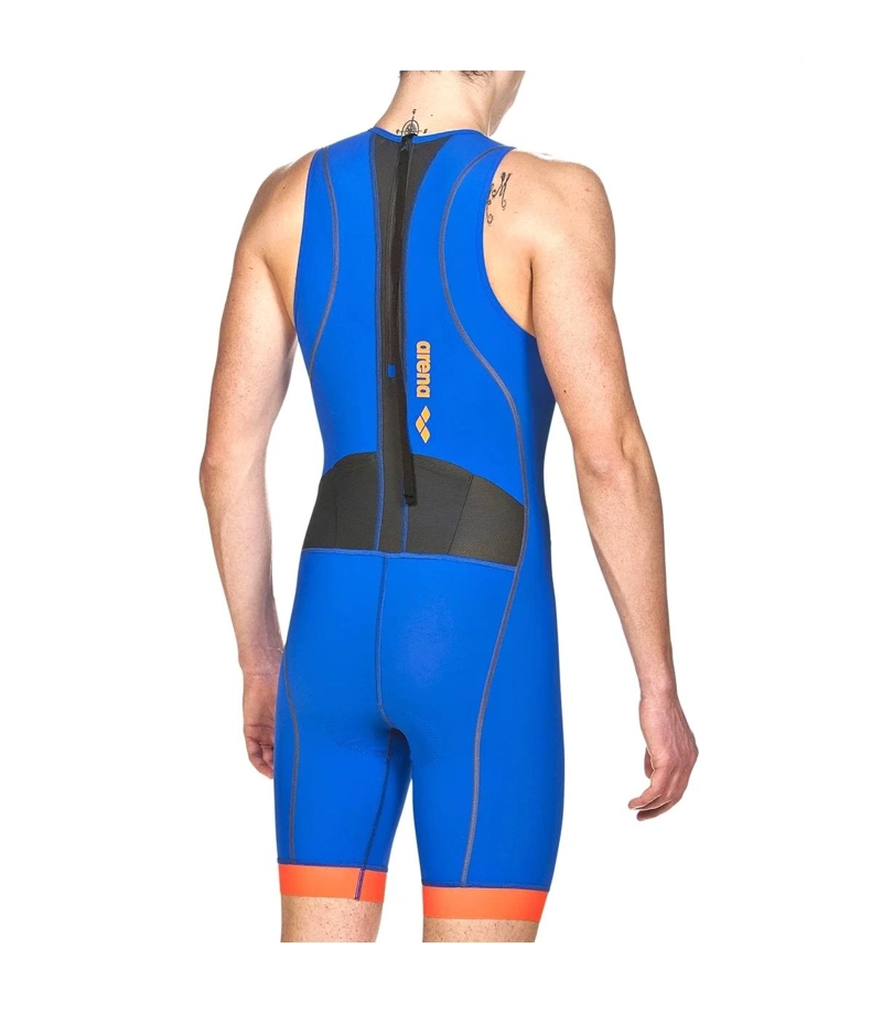 TRAJE BAÑO POWERSKIN HOMBRE TRISUIT ST REAR ZIP ARENA - AZUL - M - 4