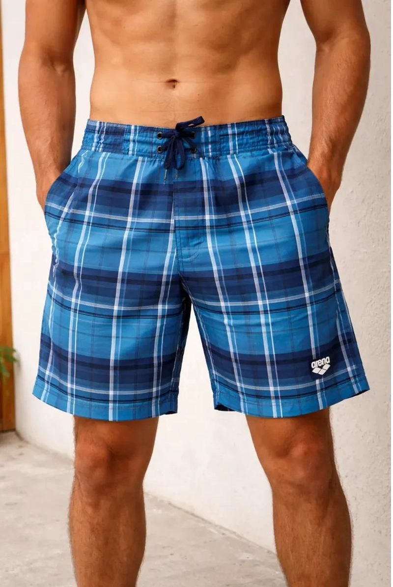 TRAJE BAÑO BERMUDA HOMBRE SHADED COLORES ARENA - AZUL - XL - 1