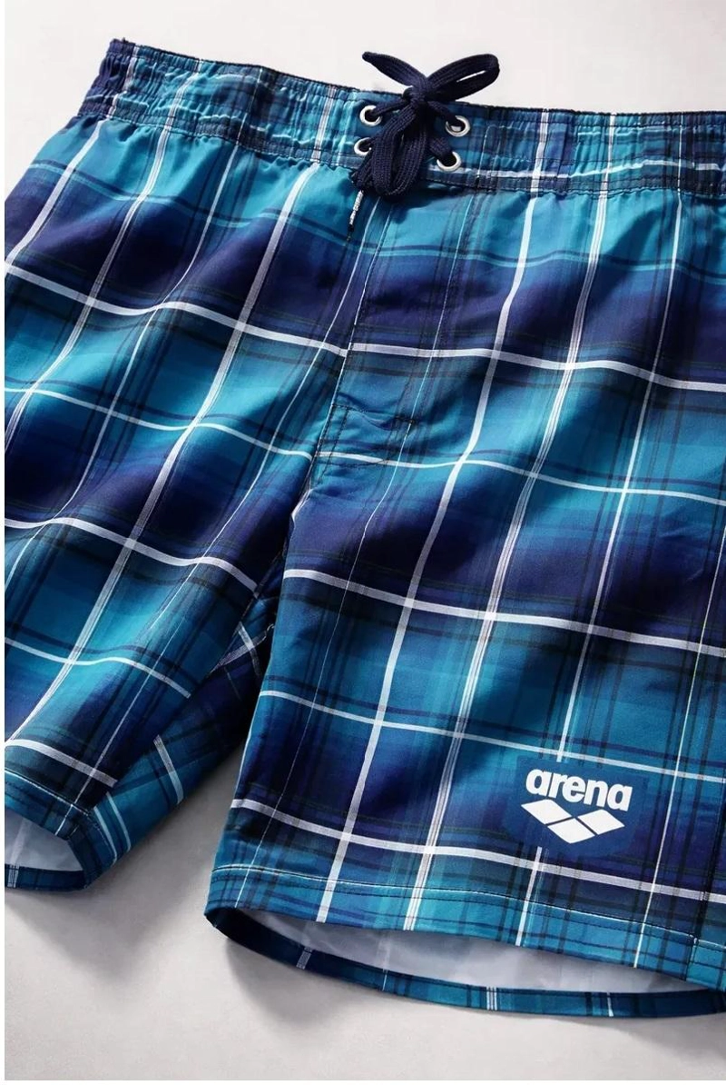 TRAJE BAÑO BERMUDA HOMBRE SHADED COLORES ARENA - AZUL - XL - 4