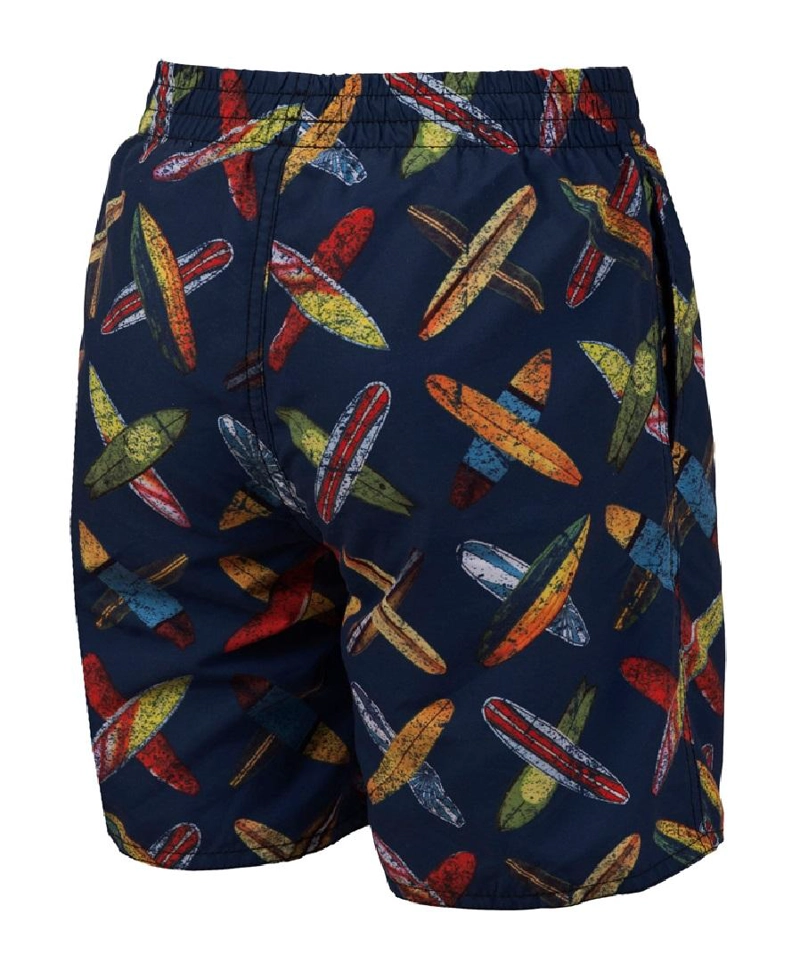TRAJE BAÑO BERMUDA INFANTIL SURF COLORES ARENA - AZUL - 14-15 - 2