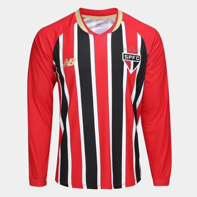 CAMISETA SAO PAULO 2025 VISITA M. LARGA ORIGINAL NEW BALANCE - 1