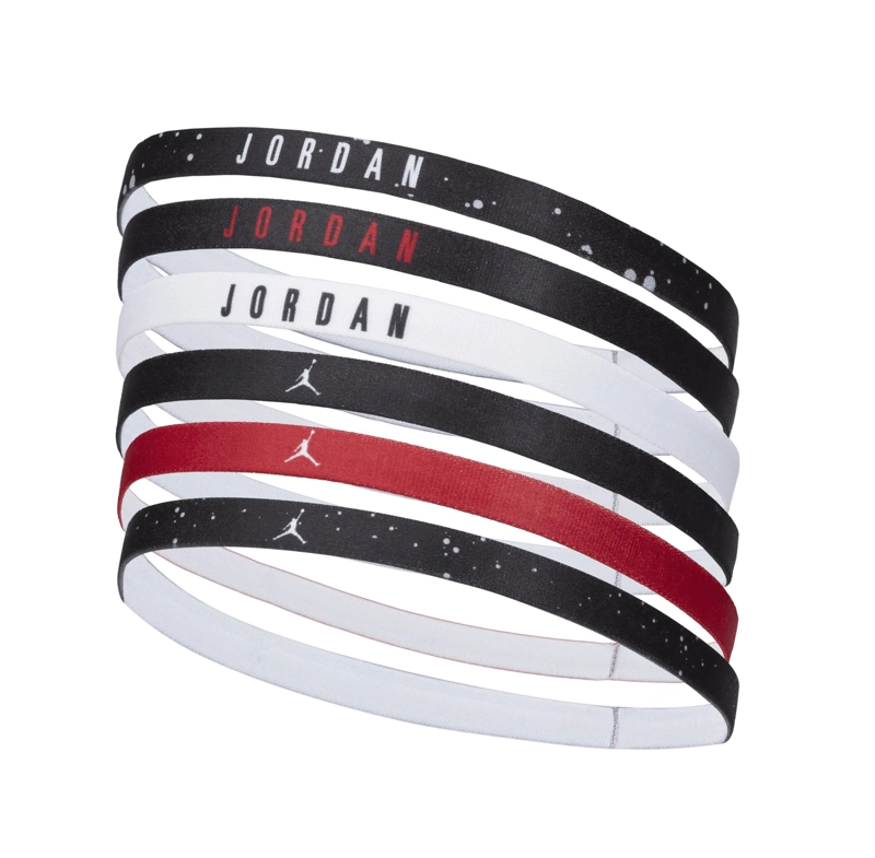 CINTILLOS 6 PACK DEPORTIVOS COLORES JORDAN - NEGRO - TAMAÑO UNICO - 1