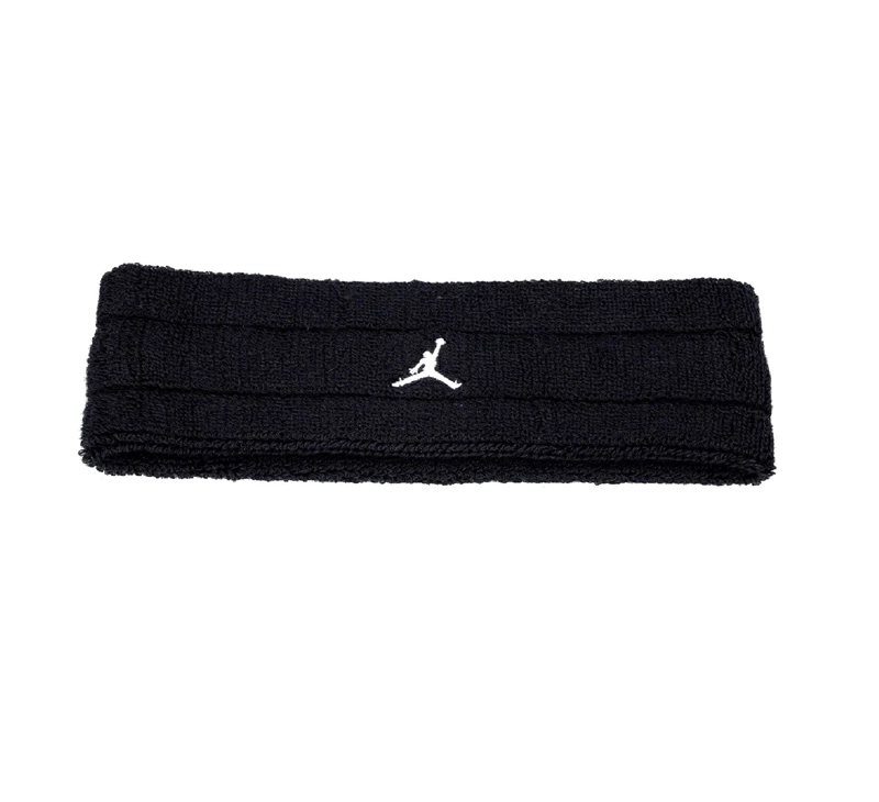CINTILLO DEPORTIVO ELASTICO TERRY JORDAN - NEGRO - TAMAÑO UNICO - 3