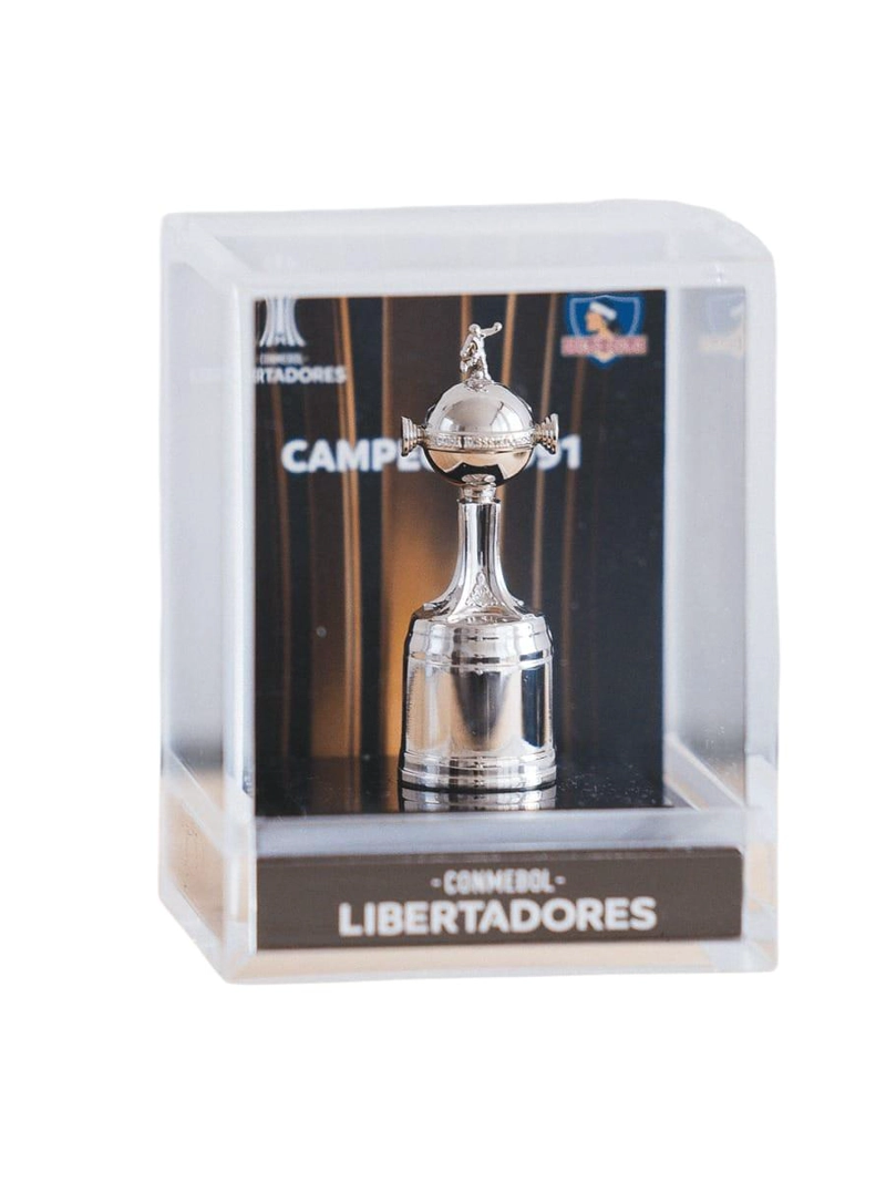 COPA LIBERTADORES 6 CMS COLO COLO CAJA ACRILICO ORIGINAL MILLED - 1