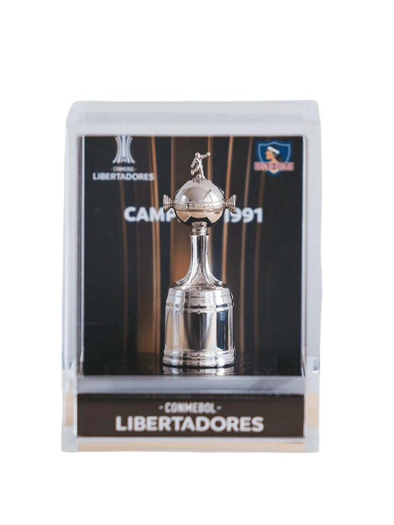 COPA LIBERTADORES 6 CMS COLO COLO CAJA ACRILICO ORIGINAL MILLED - 3