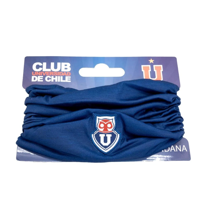 BANDANA CUELLO UNIVERSIDAD DE CHILE NUEVA ORIGINAL TITANIO - 1