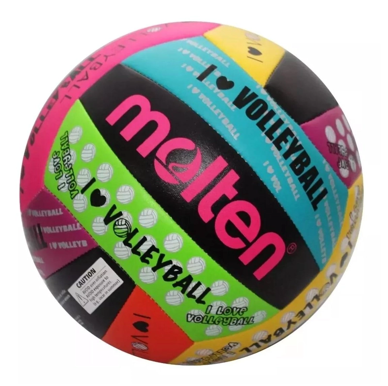 BALON VOLEIBOL N°5 LOVE-VOLLEY COLORES MOLTEN - MULTICOLOR - TAMAÑO UNICO - 3