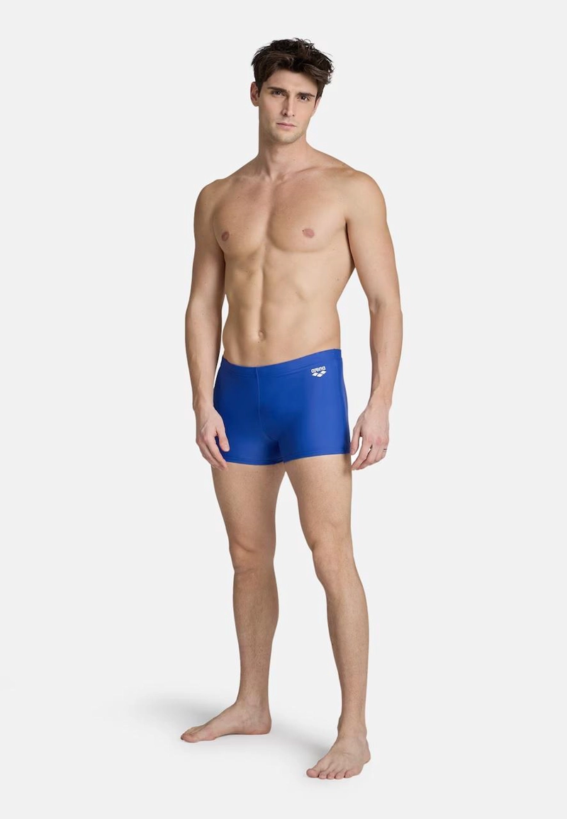 TRAJE BAÑO BOXER CLASICO DYNANO HOMBRE ARENA - AZUL - 38 - 1