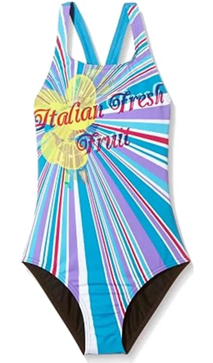 RAJE BAÑO CLASICO DEPORTIVO NIÑA FRESHFRUIT NUEVO ARENA - AZUL - 6-7 - 4