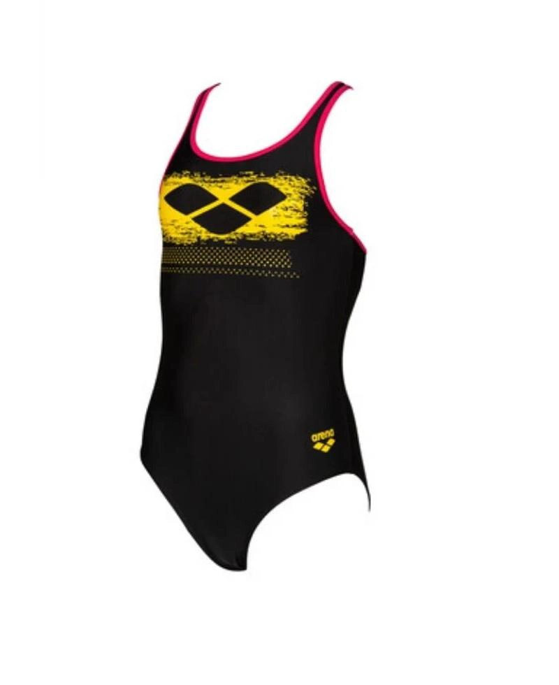 TRAJE BAÑO CLASICO DEPORTIVO NIÑA SCRATCHY NUEVO ARENA - NEGRO - 6-7 - 5