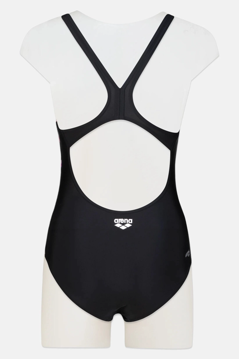 TRAJE BAÑO CLASICO DEPORTIVO NIÑA FLAKE NUEVO ARENA - NEGRO - 8-9 - 5