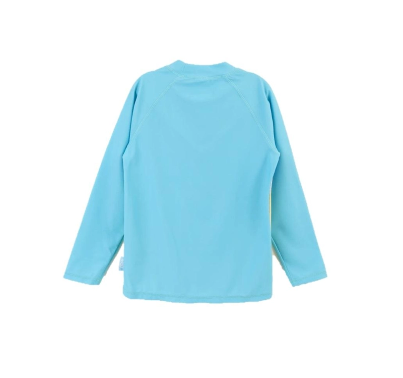 POLERA BAÑO INFANTIL UV MANGA LARGA BLUEY THE BRANDS - CELESTE - 8 - 2