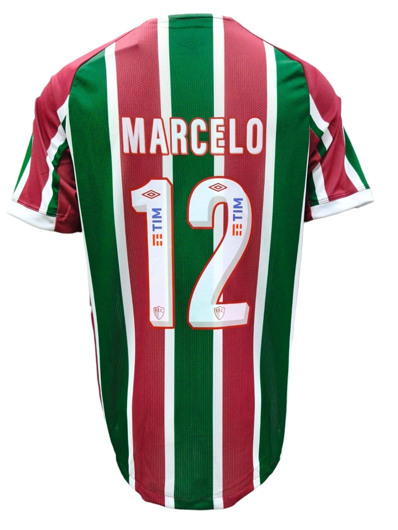 CAMISETA FLUMINENSE 2022 2023 TITULAR N12 MARCELO UMBRO - BURDEO - XL - 3