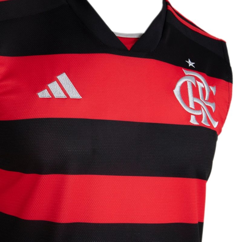 CAMISETA FLAMENGO 2024 2025 TITULAR MUSCULOSA ADIDAS - 3