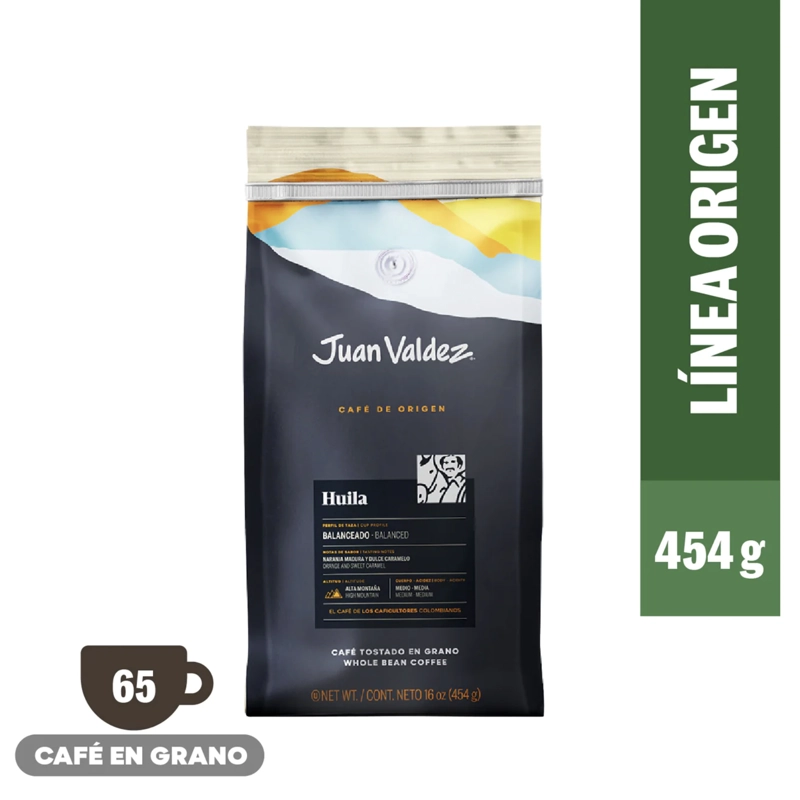 CAFÉ JUAN VALDEZ HUILA 454 G - 1