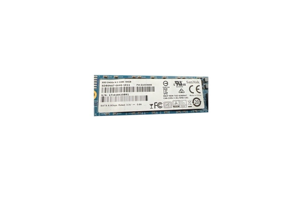 DISCO SSD M.2 SATA 64 GB SANDISK SSD GRADO A - 2