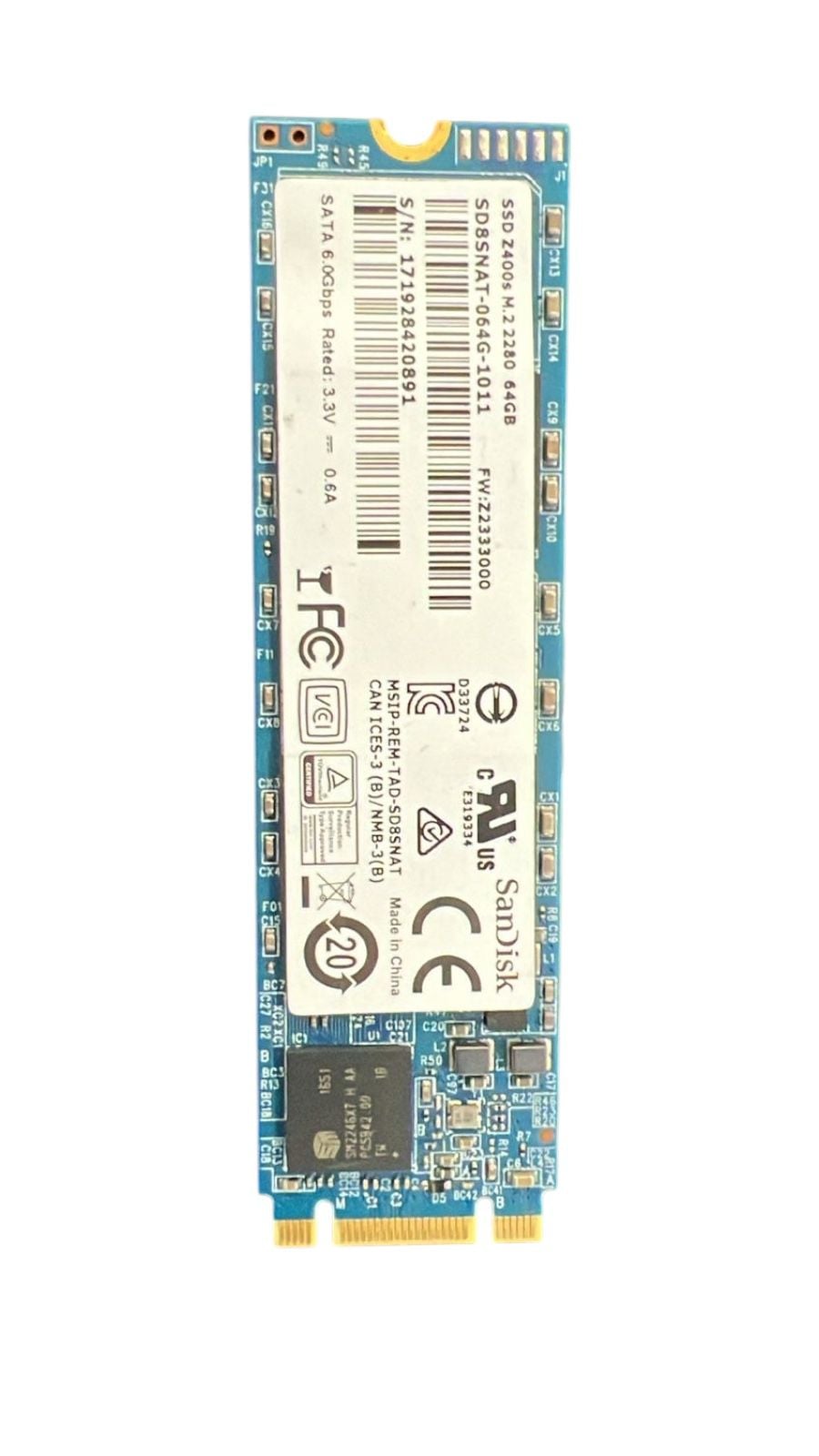 DISCO SSD M.2 SATA 64 GB SANDISK SSD GRADO A - 3