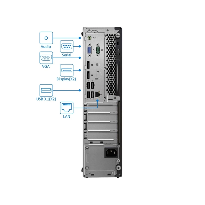 LENOVO THINKCENTRE M725S RYZEN 5 2400G 2GB 32GB 1TB GRADO A - 5