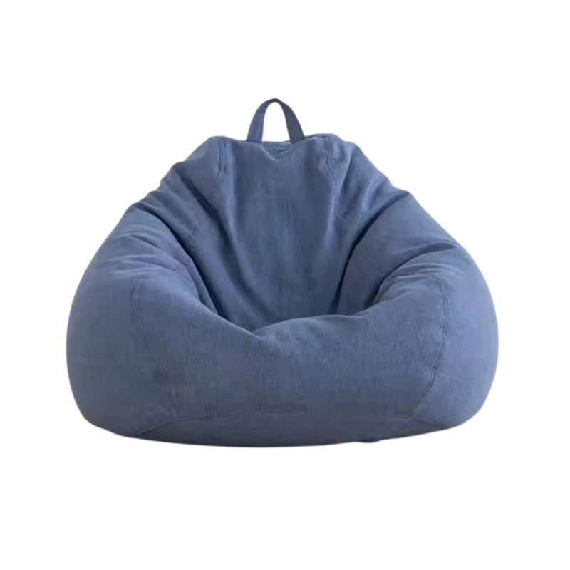PUFF AUCKLAND OUTDOOR PRLC 1 CUERPO LINO CELESTE PERA SÍMIL 100 X 120 CM - 1