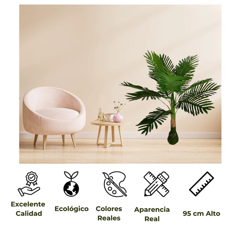 PLANTA ARTIFICIAL TIPO PALMERA. ALTURA: 95CM - 3