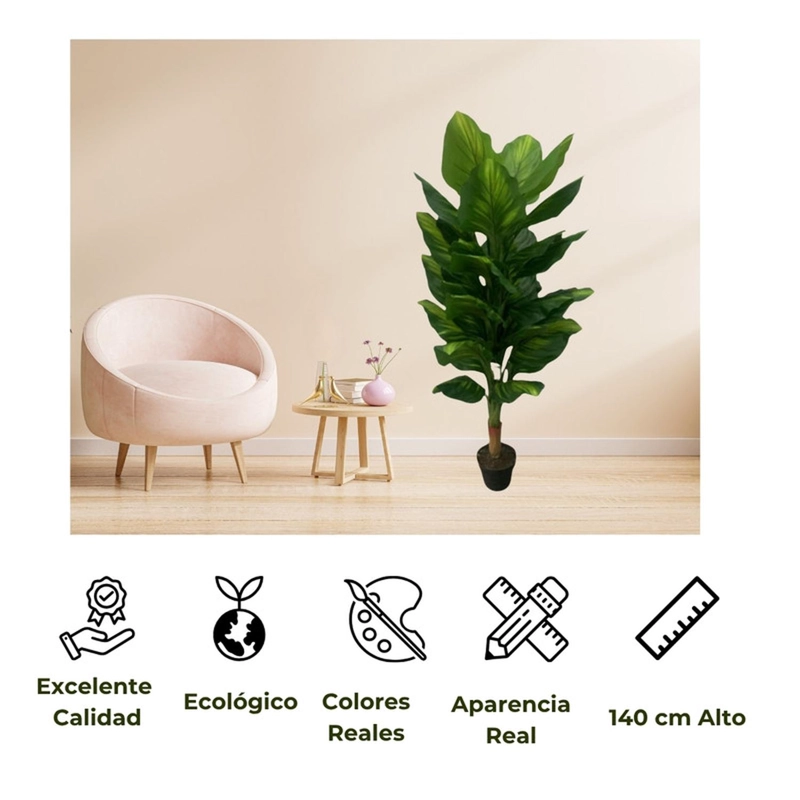 PLANTA ARTIFICIAL TIPO BANANO. ALTURA: 140CM - 5