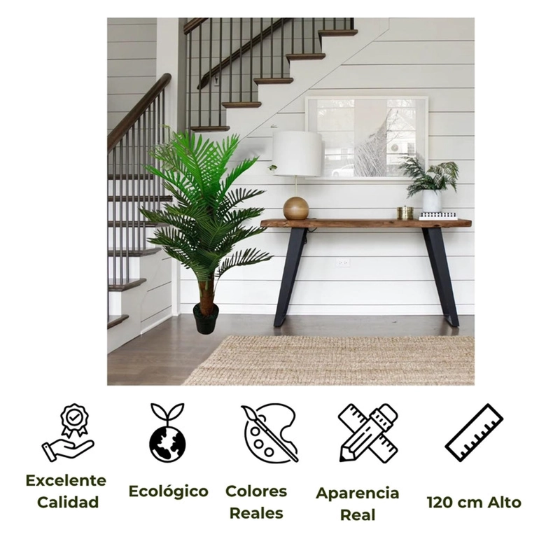 PLANTA ARTIFICIAL. ALTURA: 120CM. TIPO PALMERA - 4