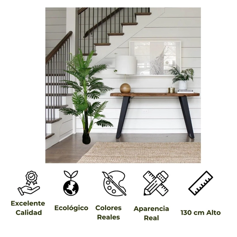 PLANTA ARTIFICIAL TIPO PALMERA. ALTURA: 130CM - 4