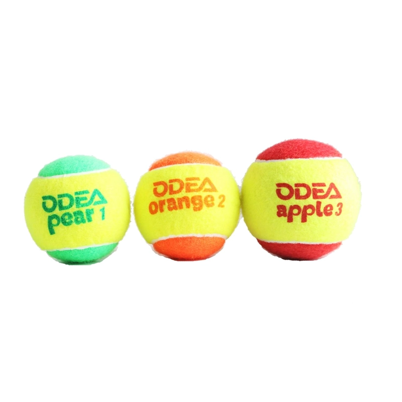 PACK DE 48 PELOTAS TENIS ODEA TPCR-OS48T CANCHA ROJA. - 4