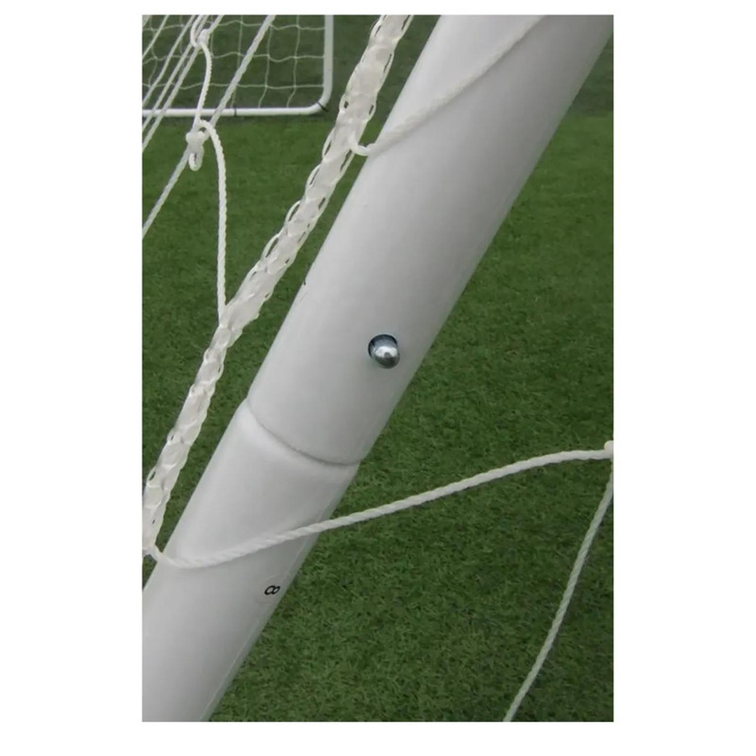 PACK 2 ARCOS FUTBOL METAL FIERRO 213X150X75 CM RED - 3