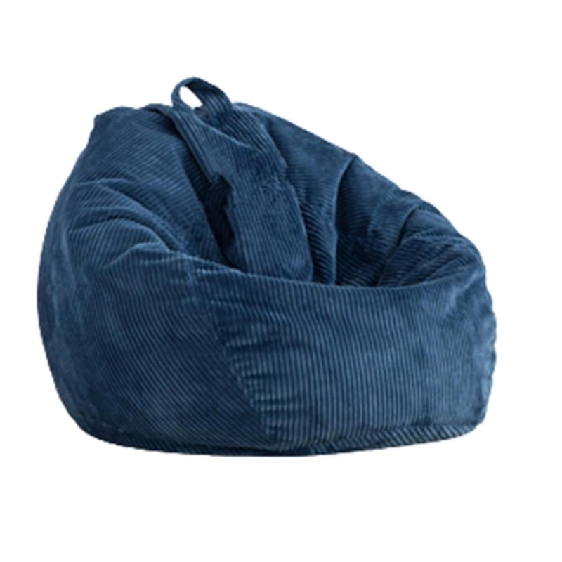 PUFF AUCKLAND OUTDOOR PERA COTELE 1 CUERPO AZUL 90X110 CM - 1