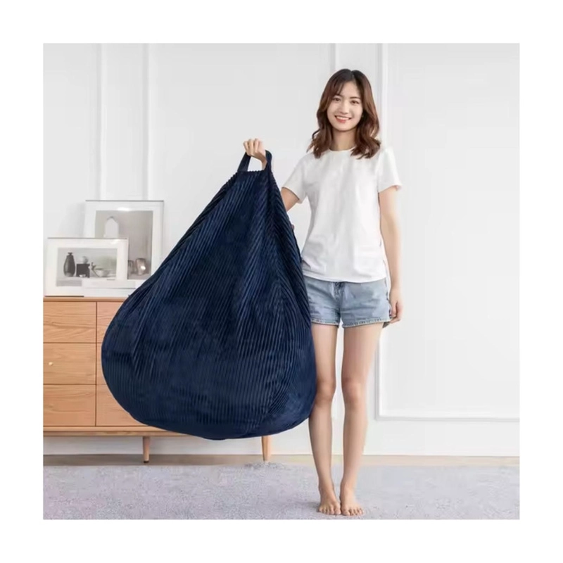 PUFF AUCKLAND OUTDOOR PERA COTELE 1 CUERPO AZUL 90X110 CM - 4