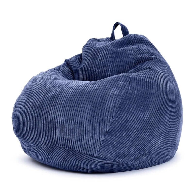 PUFF AUCKLAND OUTDOOR PERA COTELE 1 CUERPO AZUL 90X110 CM - 6