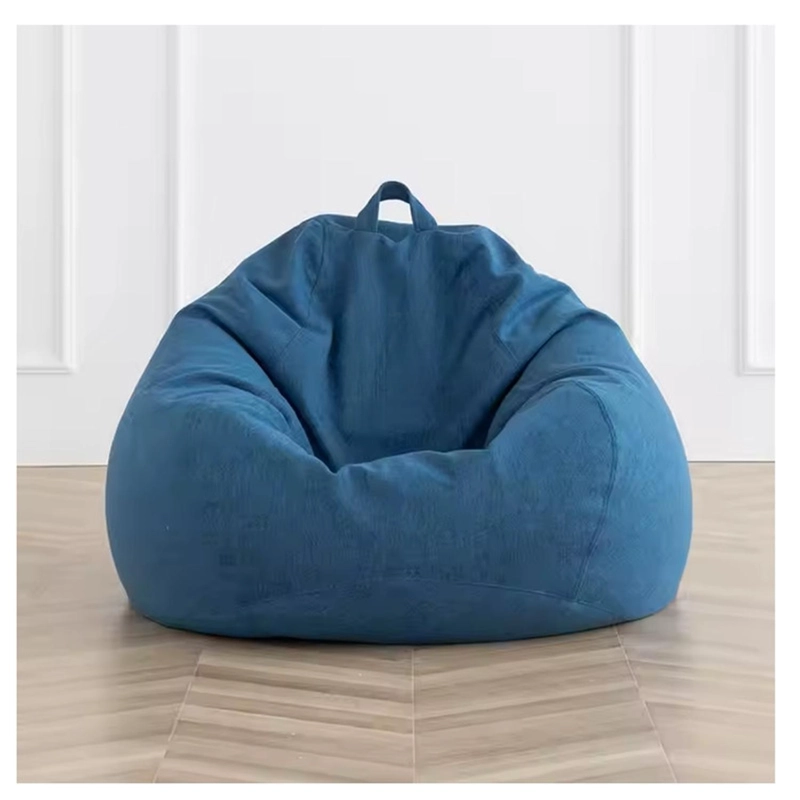 PUFF AUCKLAND OUTDOOR PERA SIMIL 1 CUERPO LINO AZUL 90X110 CM - 2