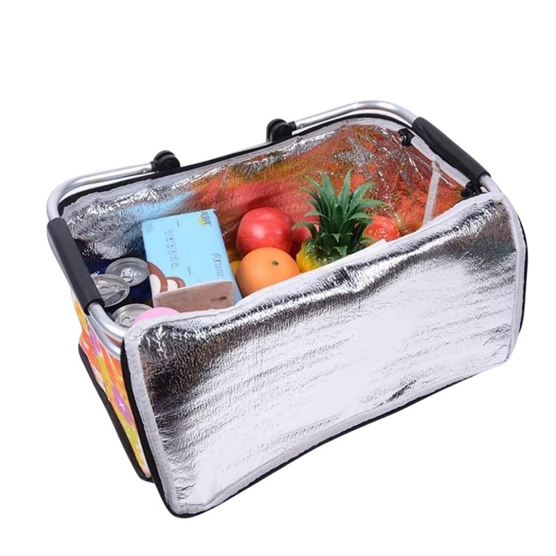 BOLSO AUCKLAND OUTDOOR TÉRMICO PLEGABLE AZUL COOLER CANASTA PICNIC - 6