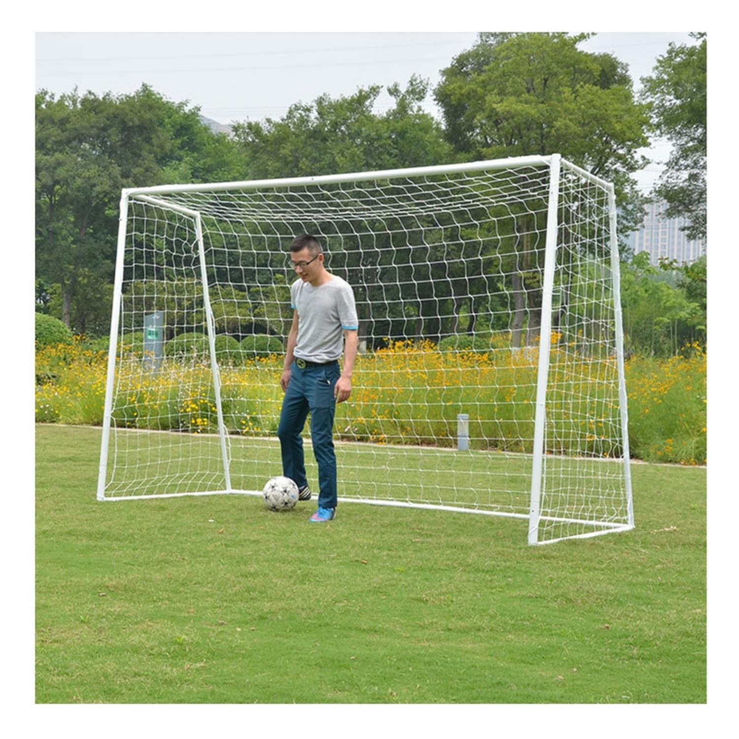 PACK 2 ARCOS AUCKLAND OUTDOOR METAL FUTBOL ICO CON RED 300X200 CM - 5