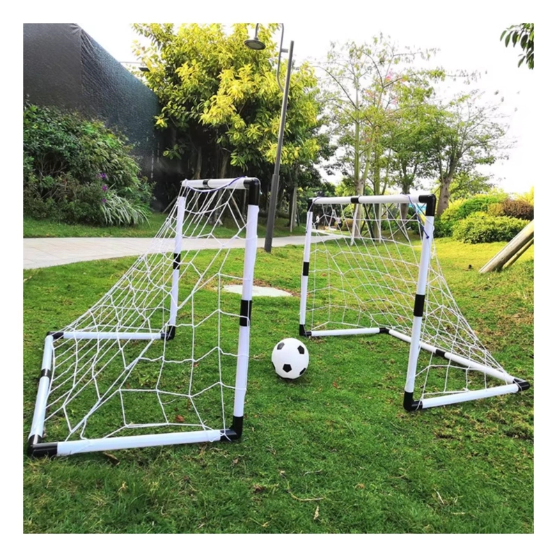 PACK 2 ARCOS AUCKLAND OUTDOOR JB-8885C FUTBOL NIÑO RED+BOMBIN+PELOTA+MARCADOR 110X80CM - 7