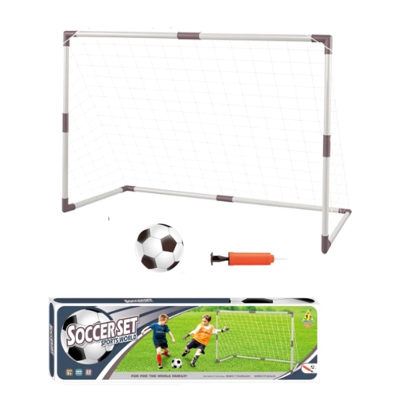 ARCO FUTBOL AUCKLAND OUTDOOR JB-8886C NIÑO PELOTA+RED+BOMBIN 110X80CM. - 1