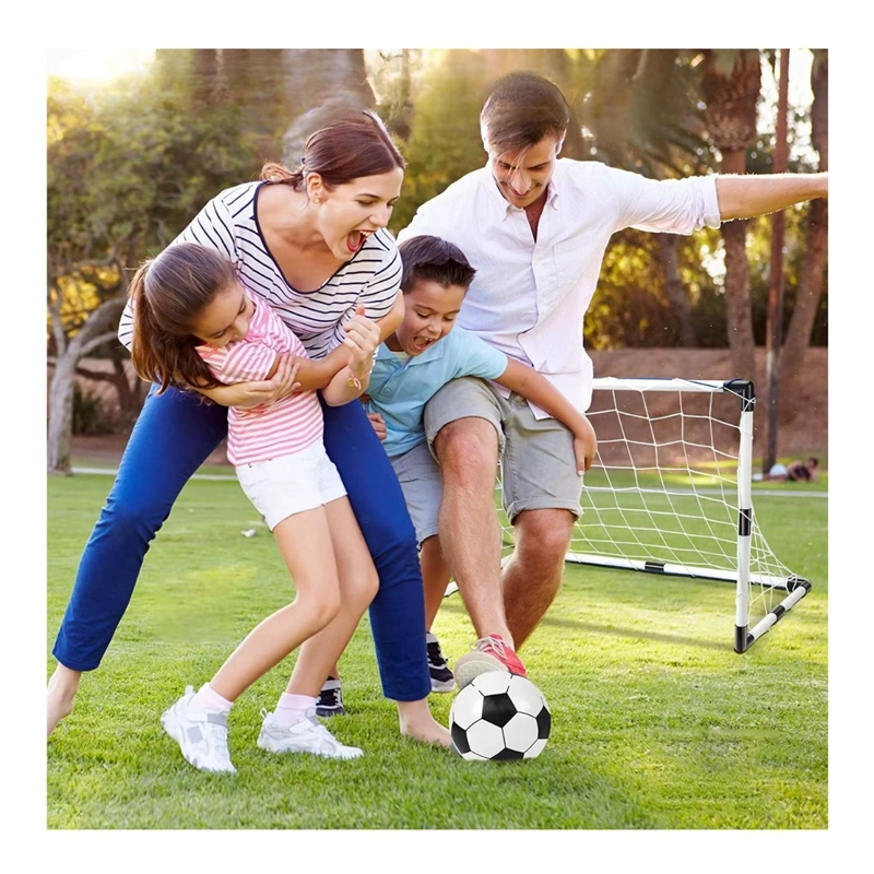 ARCO FUTBOL AUCKLAND OUTDOOR JB-8886C NIÑO PELOTA+RED+BOMBIN 110X80CM. - 4