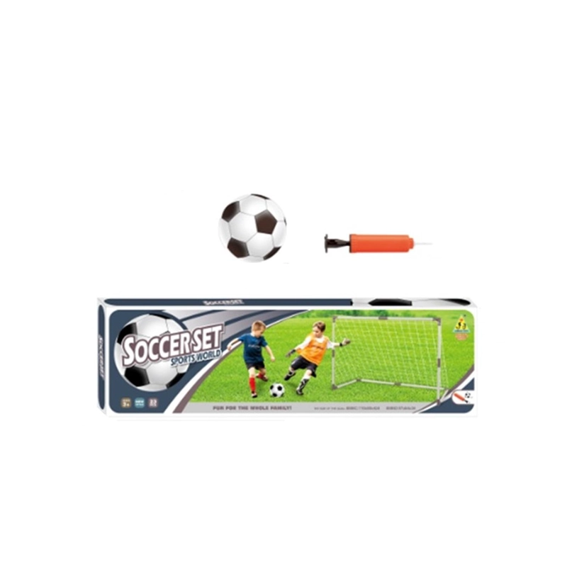 ARCO FUTBOL AUCKLAND OUTDOOR JB-8886C NIÑO PELOTA+RED+BOMBIN 110X80CM. - 9