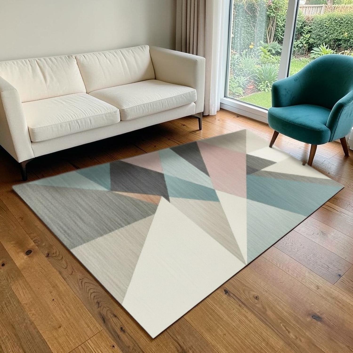 ALFOMBRA AUCKLAND OUTDOOR PIACENZA CLÁSICA TRADICIONAL TAPETE SALA ESTAR LIVING 120 X 160 CM - 1