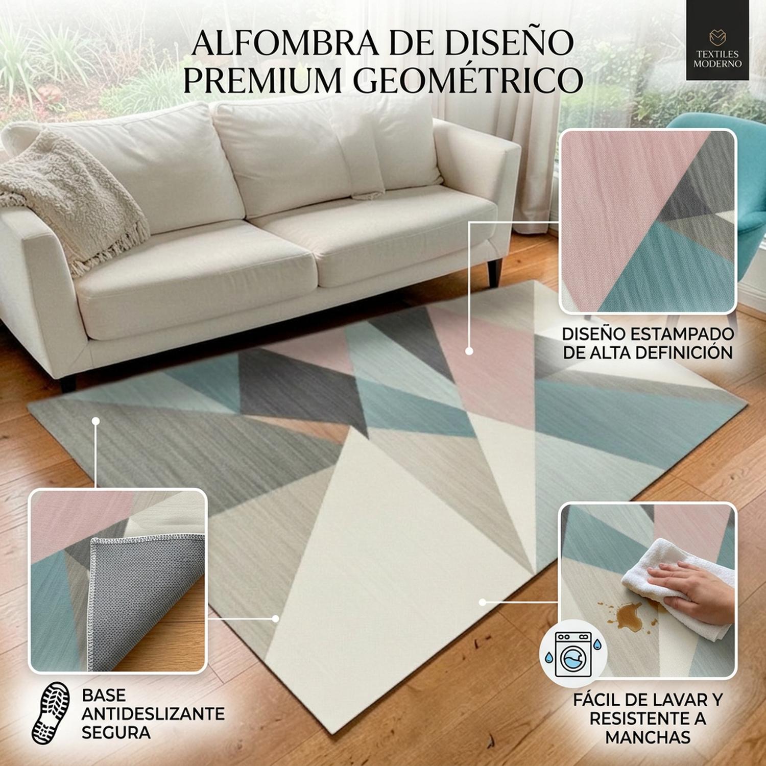 ALFOMBRA AUCKLAND OUTDOOR PIACENZA CLÁSICA TRADICIONAL TAPETE SALA ESTAR LIVING 120 X 160 CM - 7