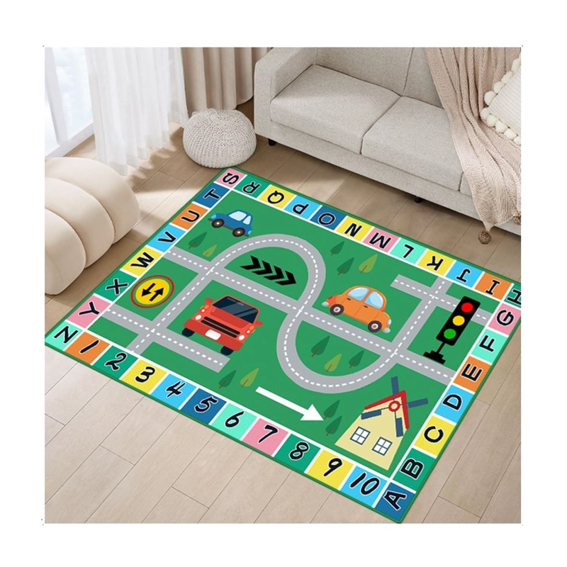 ALFOMBRA KIVARA GARAJE INFANTIL DISEÑO DORMITORIO 80 X 120 CM - 1