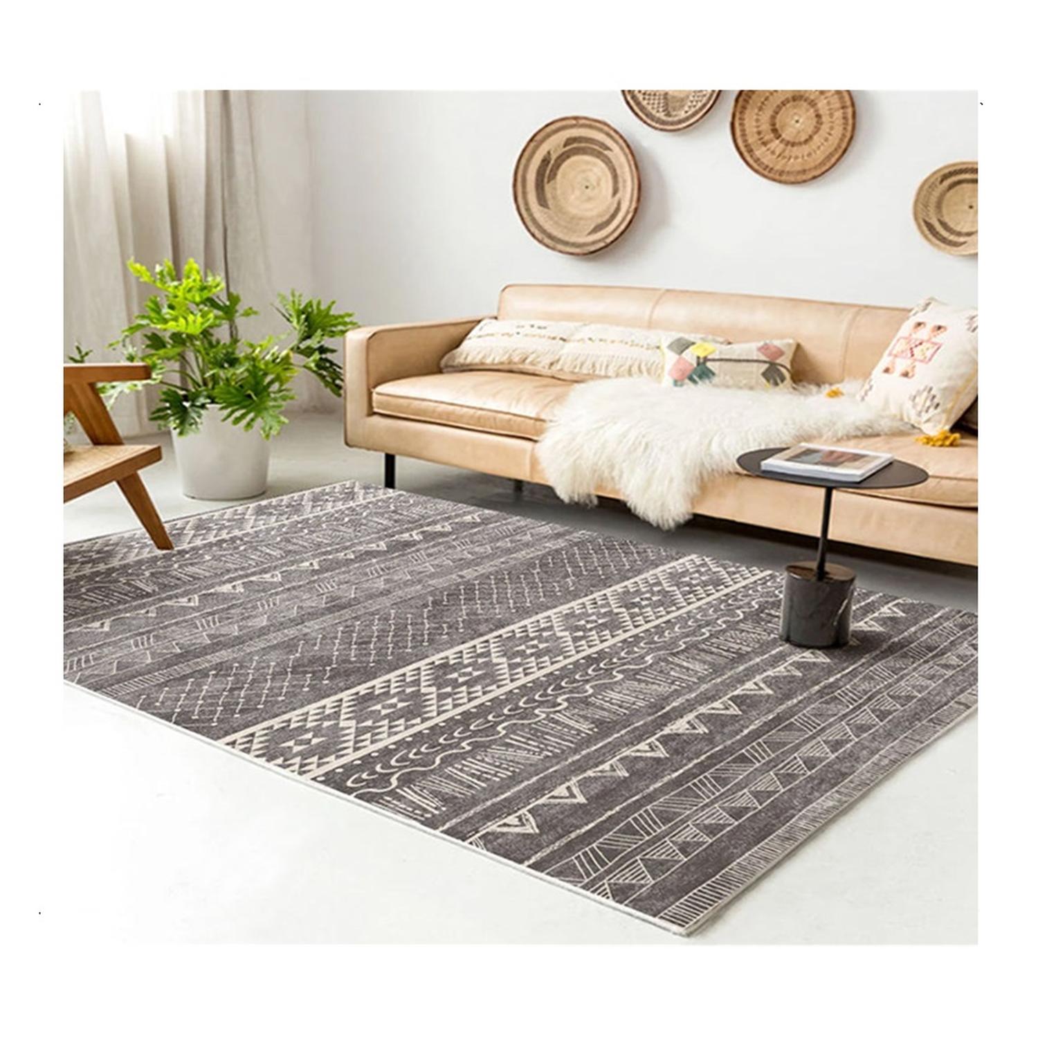 ALFOMBRA AUCKLAND OUTDOOR BRINDISI CLÁSICA TRADICIONAL LIVING TAPETE 3D SALA ESTAR 120 X 160 CM - 1