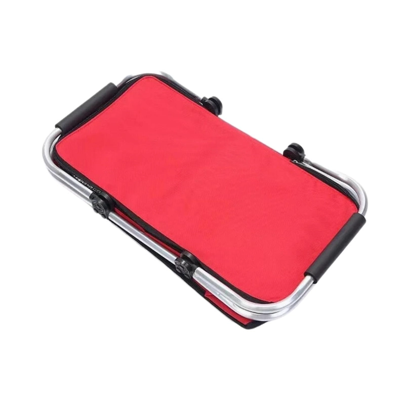 BOLSO AUCKLAND OUTDOOR TÉRMICO PLEGABLE ROJO COOLER CANASTA PICNIC - 7