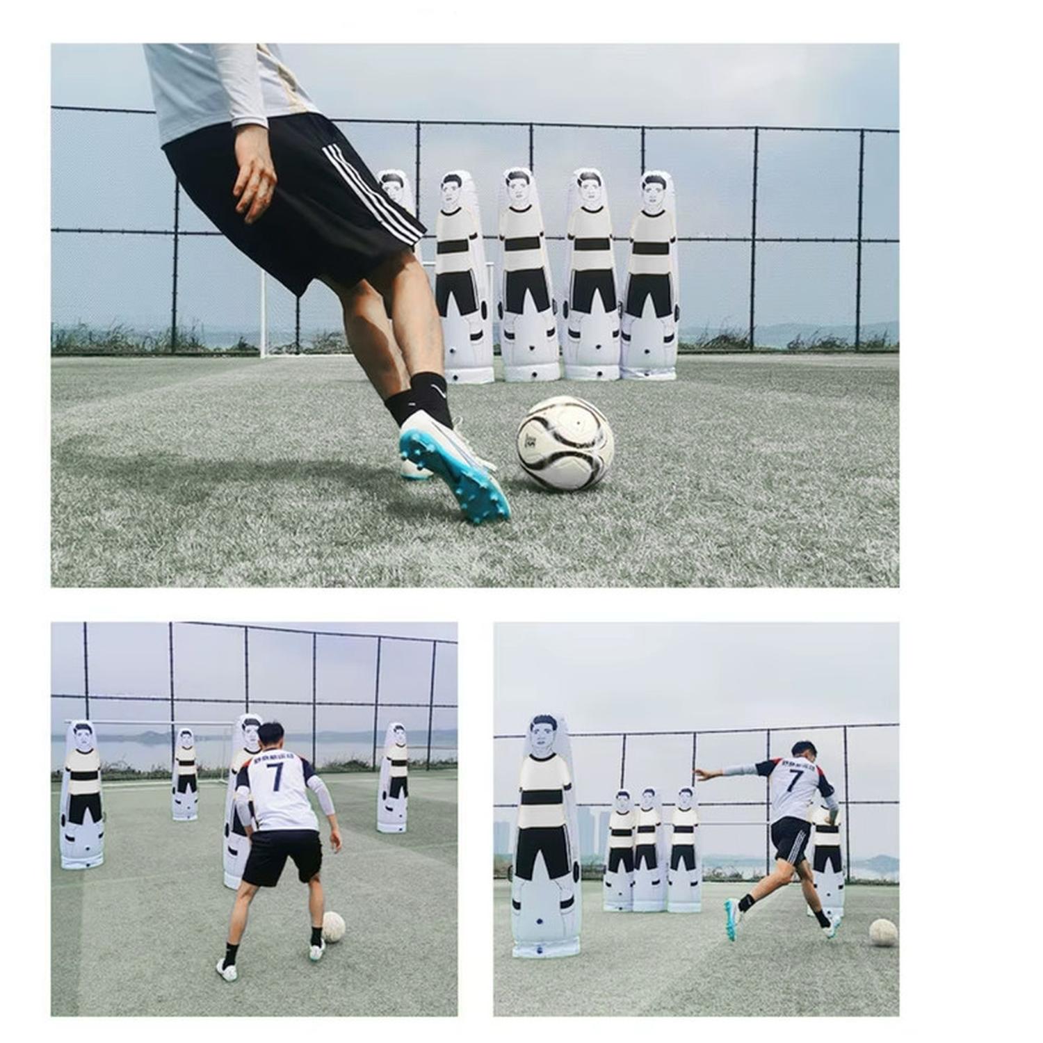 BARRERA FUTBOL AUCKLAND OUTDOOR JC-175-547C INFLABLE TIROS LIBRES. 175 CM BLANCO - 7