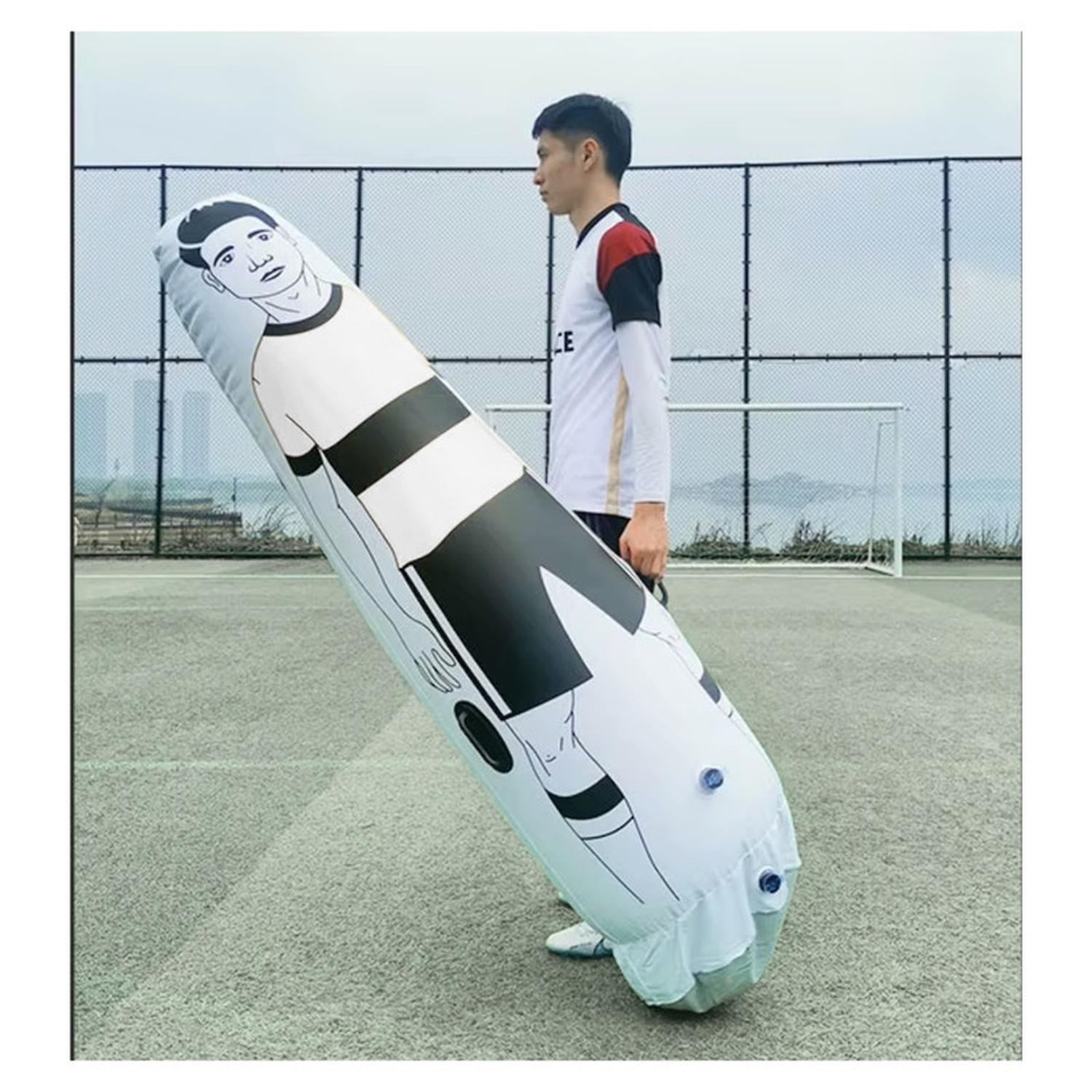 BARRERA FUTBOL AUCKLAND OUTDOOR JC-175-547C INFLABLE TIROS LIBRES. 175 CM BLANCO - 8