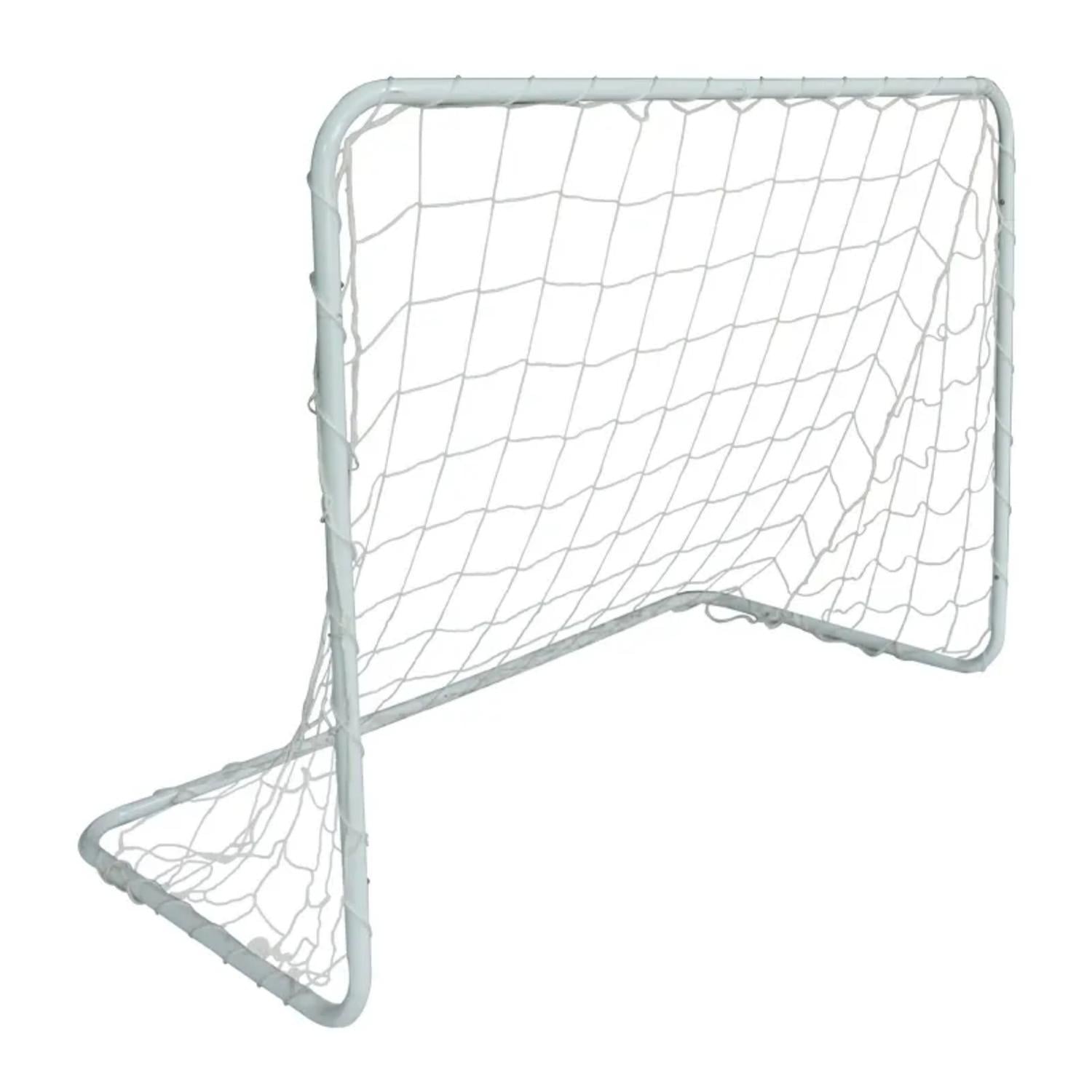 PACK DE 2 ARCOS AUCKLAND OUTDOOR METAL FUTBOL METÁLICO NIÑO CON RED. 120 X 80 CM. - 5