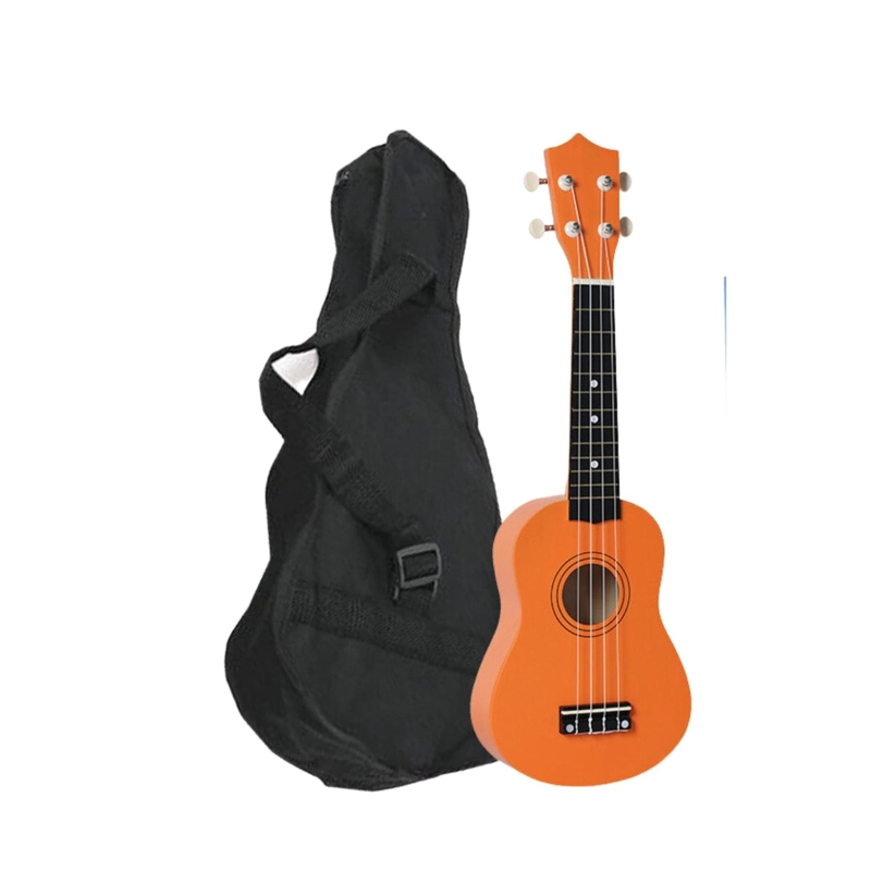 UKELELE 21'. INCLUYE FUNDA. COLOR NARANJO - 1