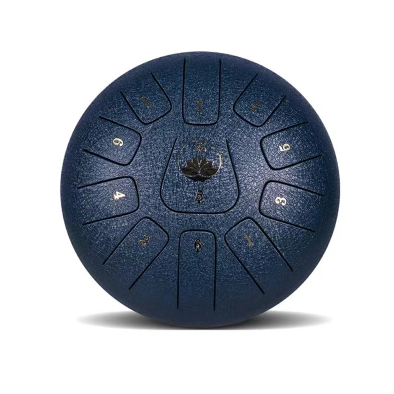 TAMBOR MOBII LENGUA ACERO MEDITACIÓN Y YOGA 6” 11 TONOS. AZUL - 2